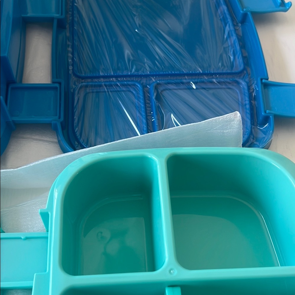 Bentgo Fresh Lunch Box Set - Blue and Green New, set of 2 Back to School! - Picture 8 of 9
